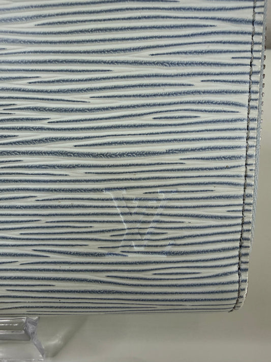 Louis Vuitton Light Blue Epi Zippy Wallet
