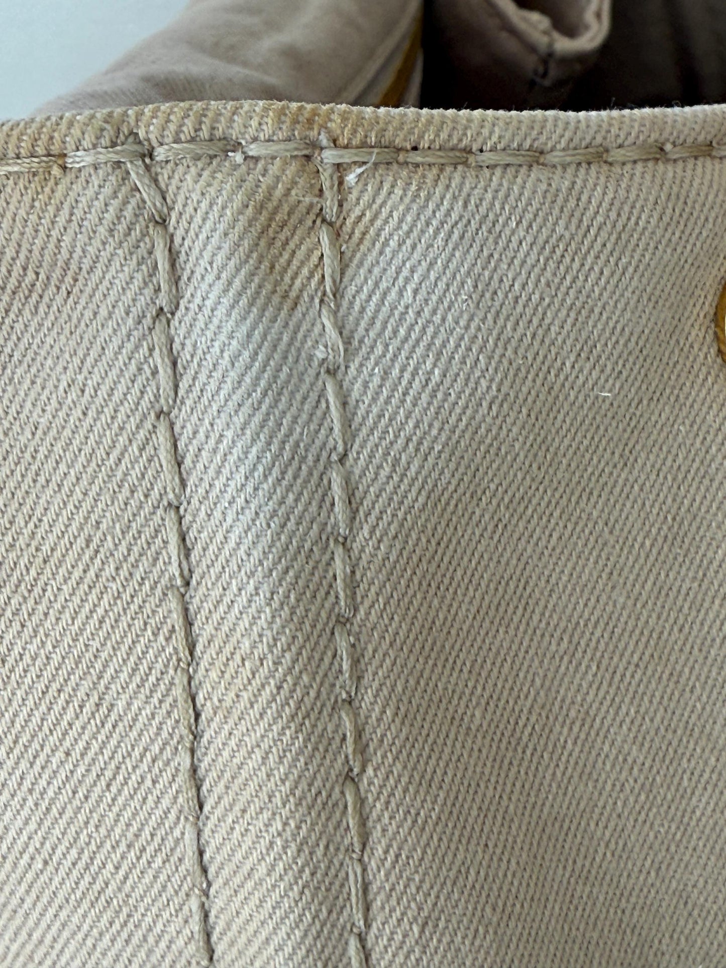 Prada Canapa Large Corda Beige Denim