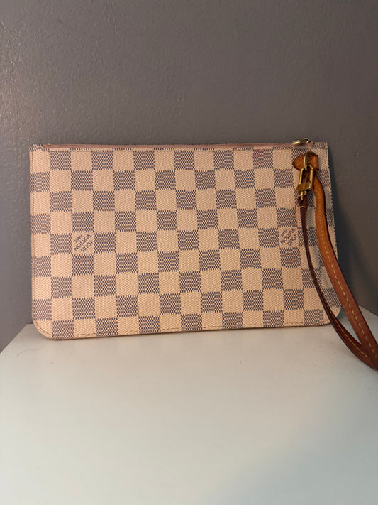 Louis Vuitton Damier Azur Canvas Neverfull Pochette