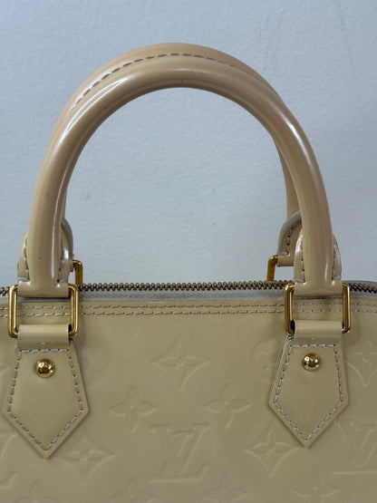 Louis Vuitton Light Yellow Vernis Alma PM