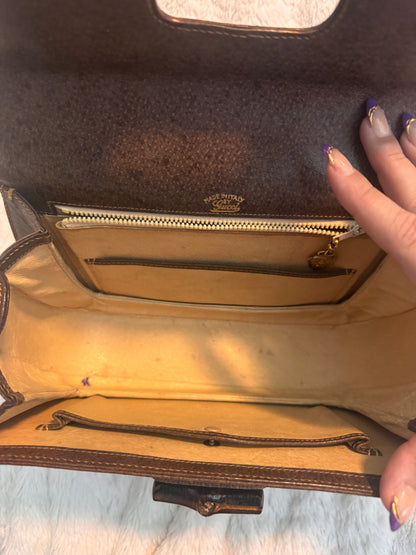 Gucci Vintage 1947 Bamboo Top Handle