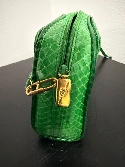 Gucci Vintage Green Snakeskin crossbody