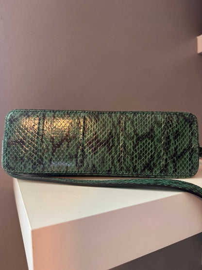 Gucci Ophidia Dome Crossbody Bag- Green Python Leather