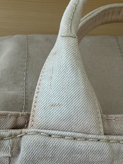 AUTHENTIC Prada Canapa Large Corda Beige Denium