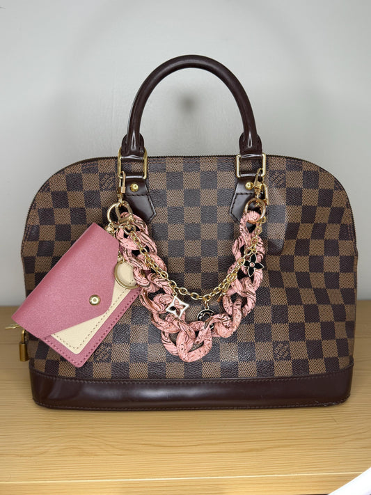AUTHENTIC Louis Vuitton Damier Ebene Alma PM Bag