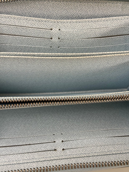 Louis Vuitton Light Blue Epi Zippy Wallet