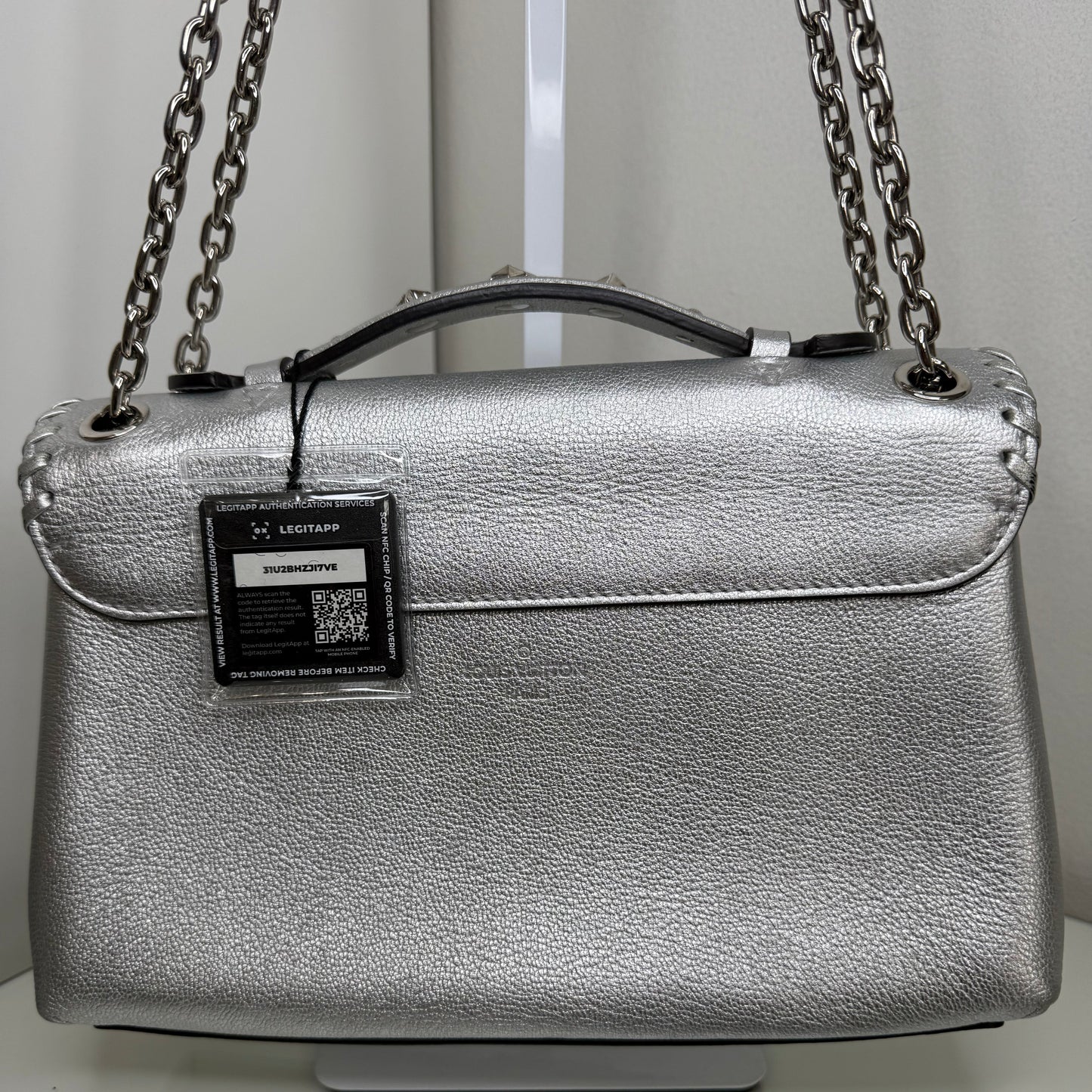 Louis Vuitton Very Silver Leather
