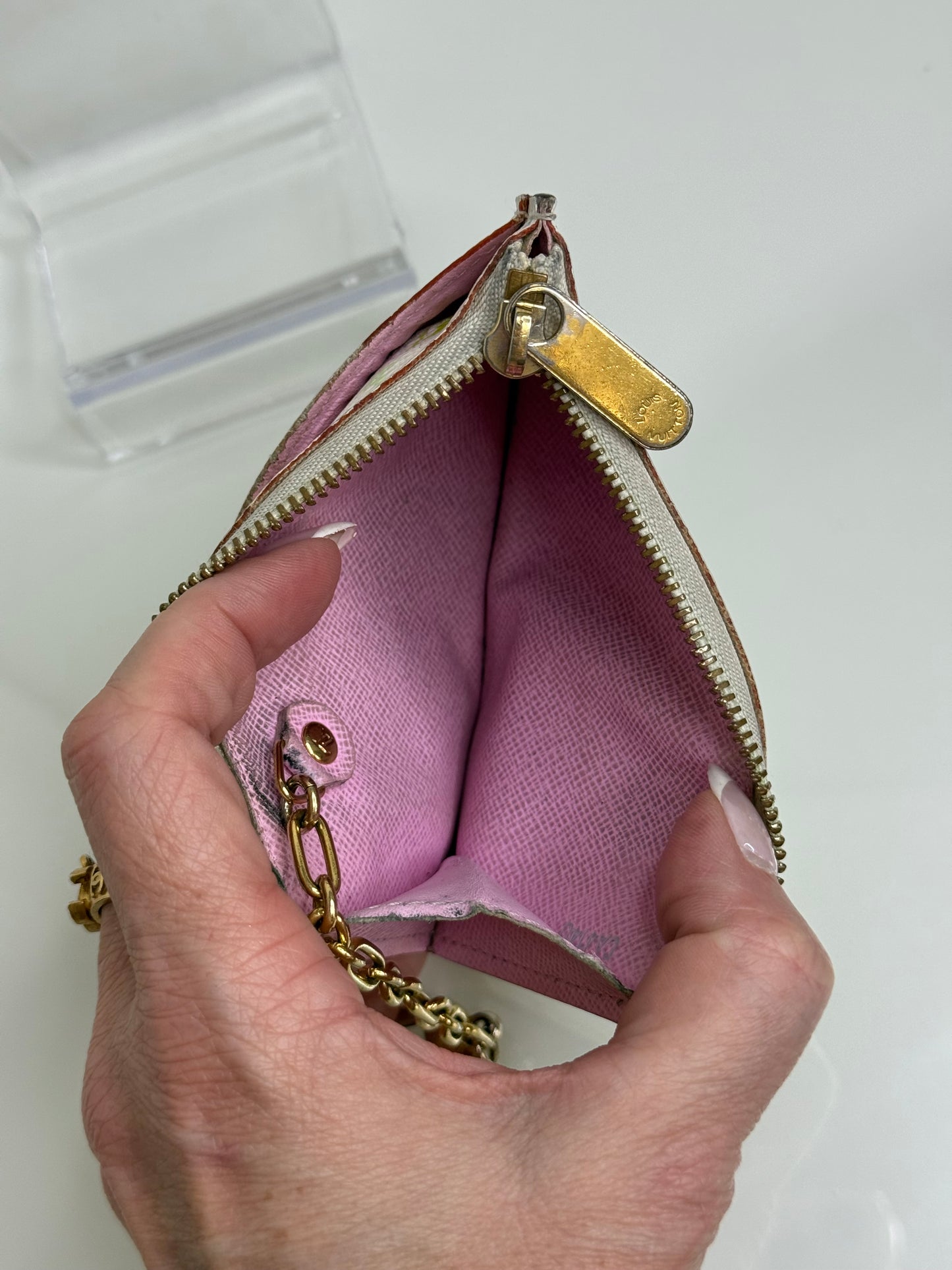 Louis Vuitton Murakami White Key Cles Pochette
