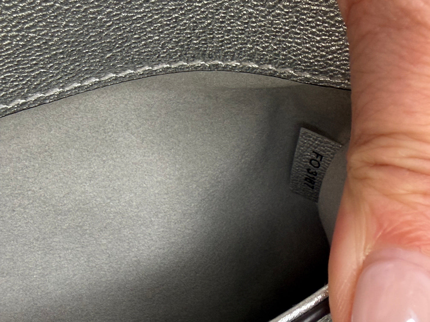 Louis Vuitton Very Silver Leather