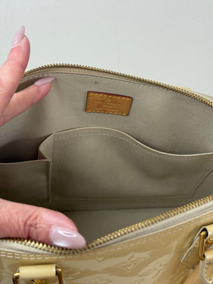 Louis Vuitton Light Yellow Vernis Alma PM