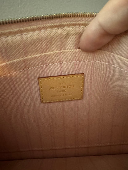 Louis Vuitton Damier Azur Canvas Neverfull Pochette