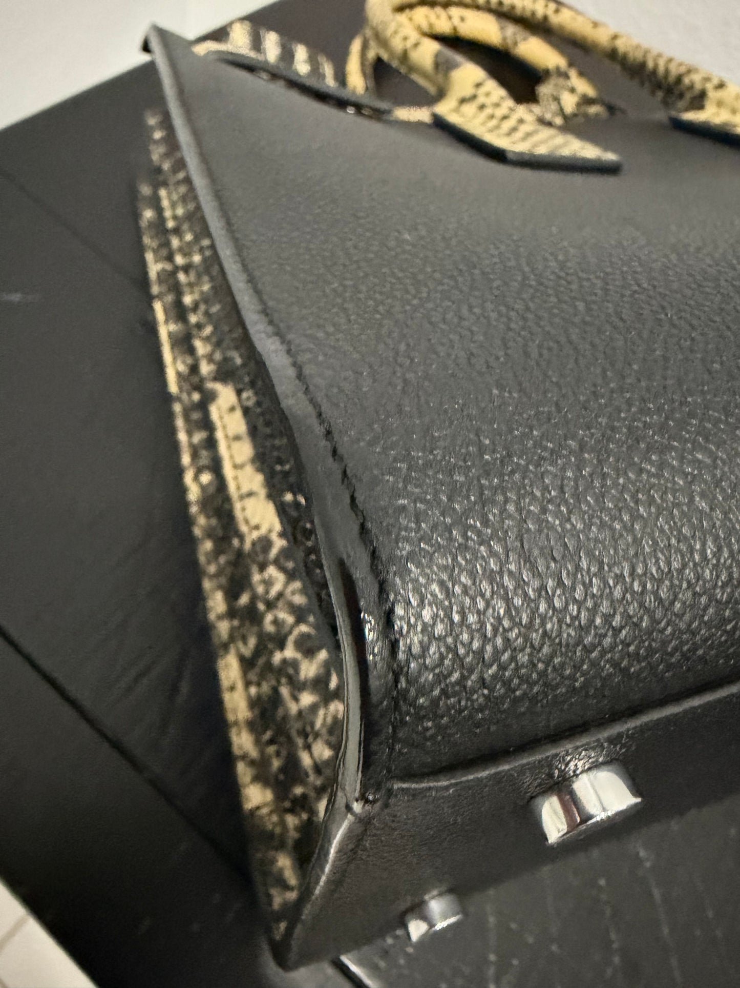 Saint Laurent Sac De Jour Python Bag