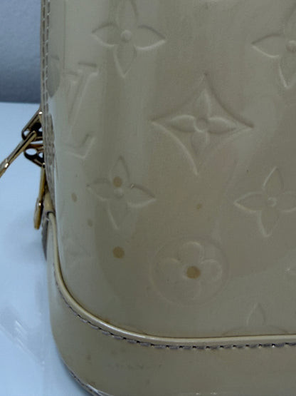 Louis Vuitton Light Yellow Vernis Alma PM