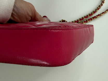 Chanel Fuchsia Pink Quilted Boy WOC