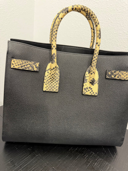Saint Laurent Sac De Jour Python Bag