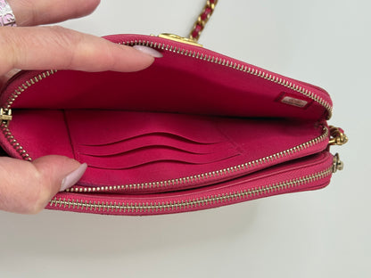 Chanel Fuchsia Pink Quilted Boy WOC