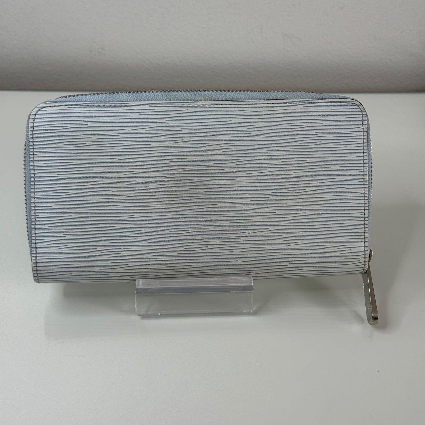 Louis Vuitton Light Blue Epi Zippy Wallet