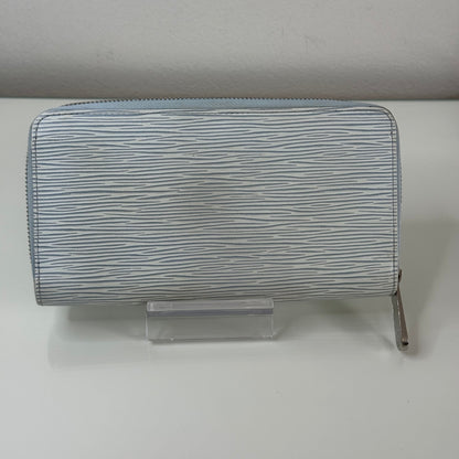Louis Vuitton Light Blue Epi Zippy Wallet