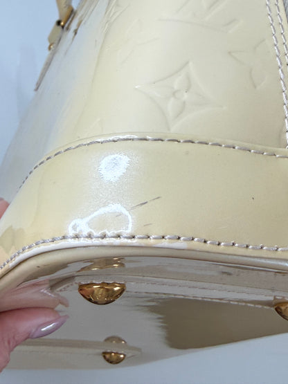 Louis Vuitton Light Yellow Vernis Alma PM