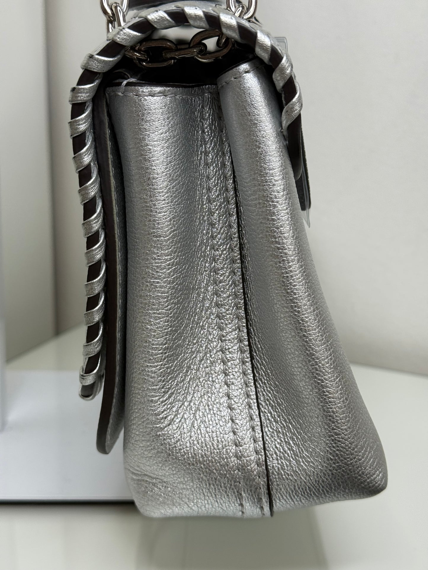Louis Vuitton Very Silver Leather