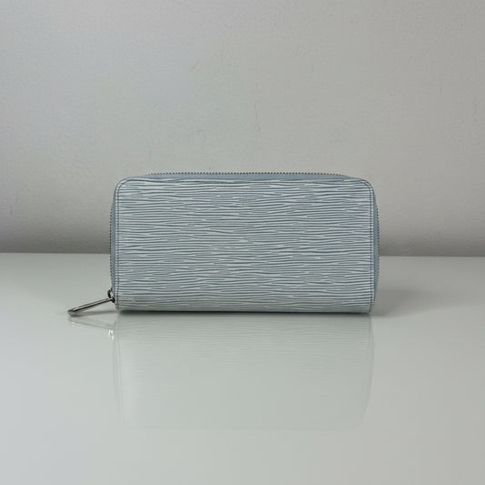 Louis Vuitton Light Blue Epi Zippy Wallet