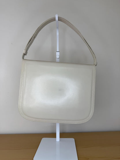 AUTHENTIC Vintage YSL 2 Way Cream Shoulder Bag