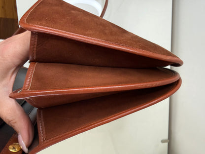 Dior Vintage Brown Suede