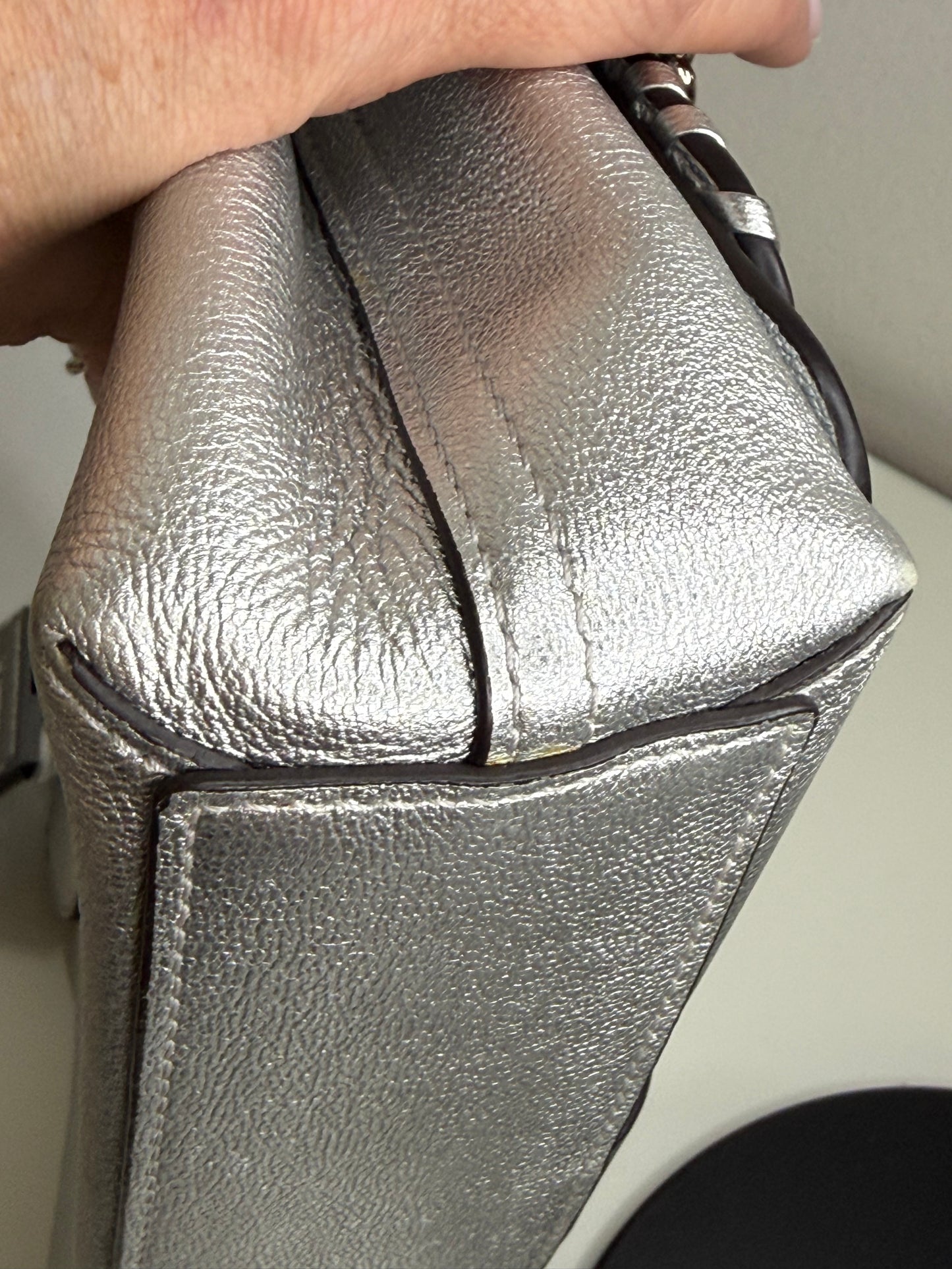 Louis Vuitton Very Silver Leather