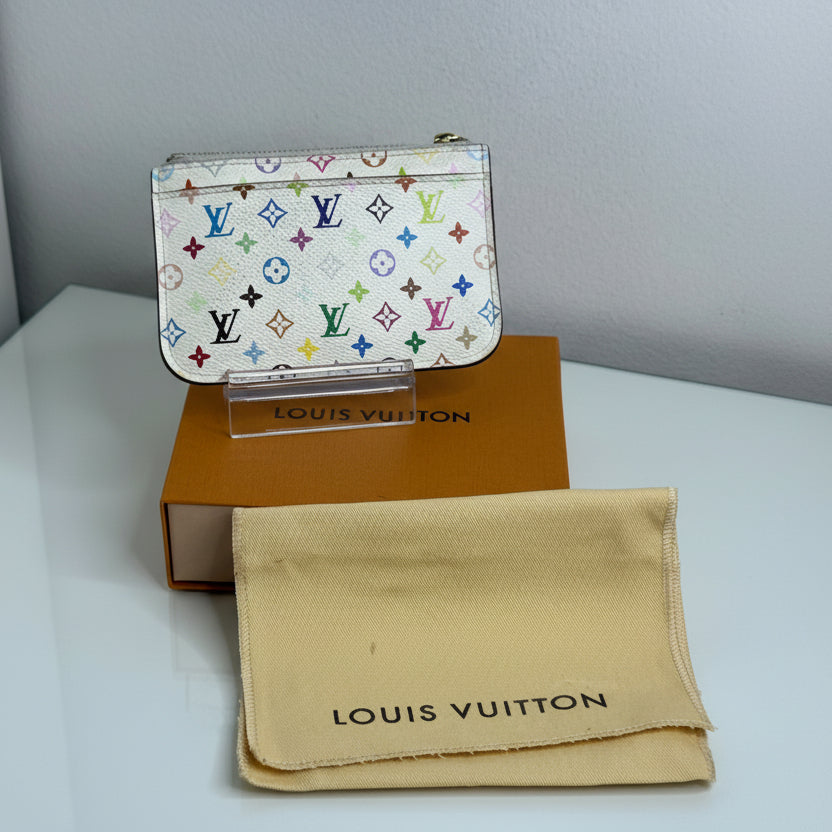 Louis Vuitton Murakami White Key Cles Pochette