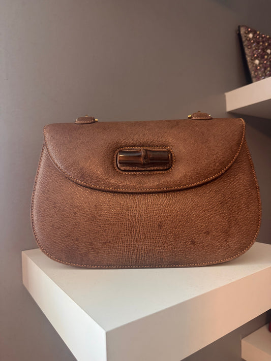 Gucci Vintage 1947 Bamboo Top Handle