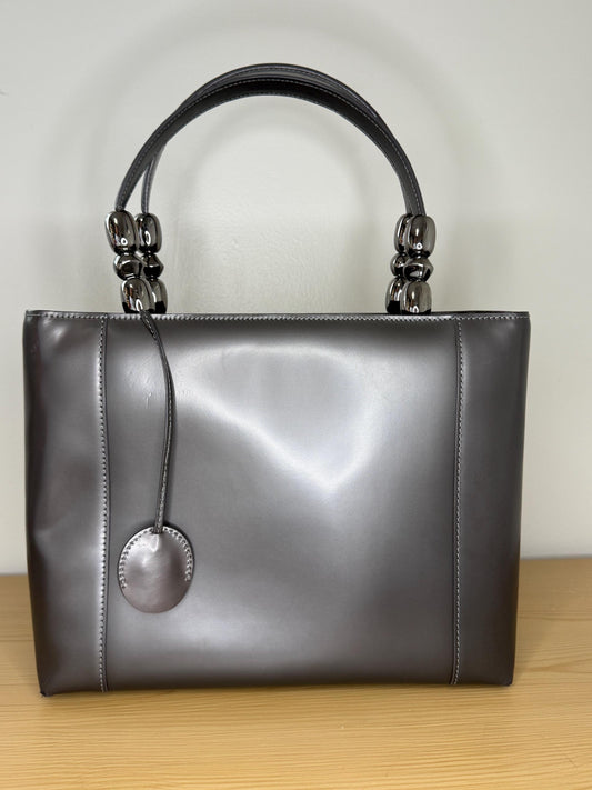 AUTHENTIC Christian Dior Malice Gray Handbag