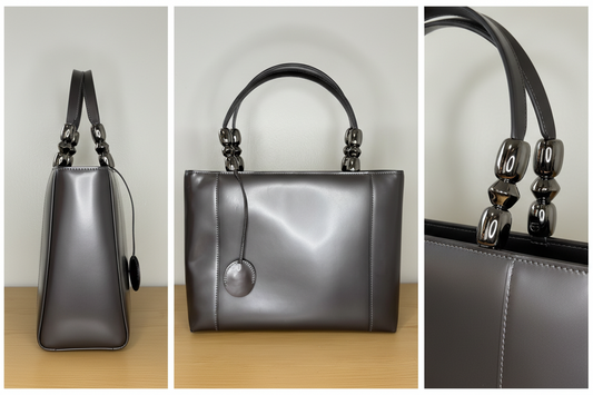 Christian Dior Malice Gray Handbag