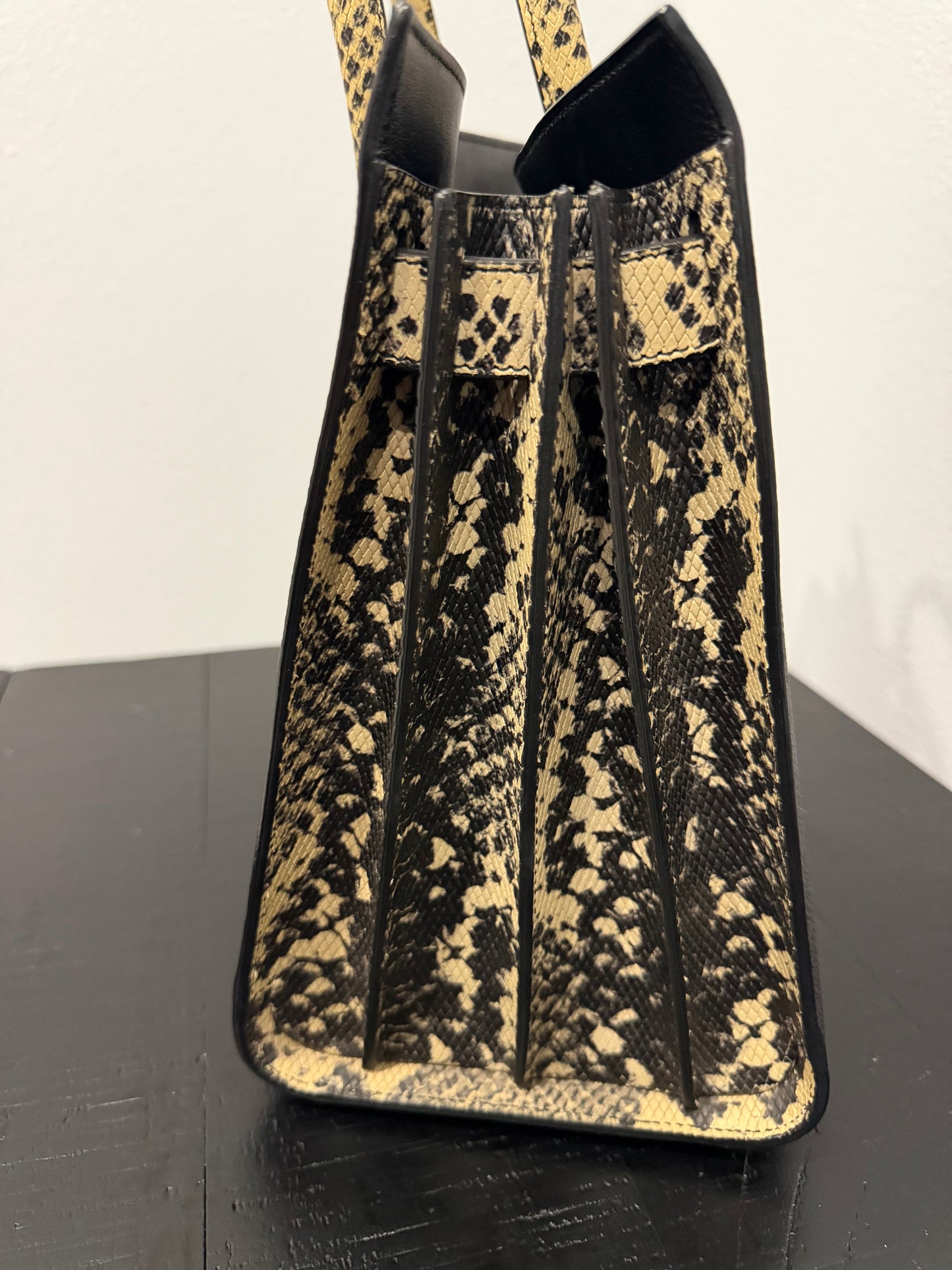 Saint Laurent Sac De Jour Python Bag