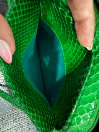 Gucci Vintage Green Snakeskin crossbody