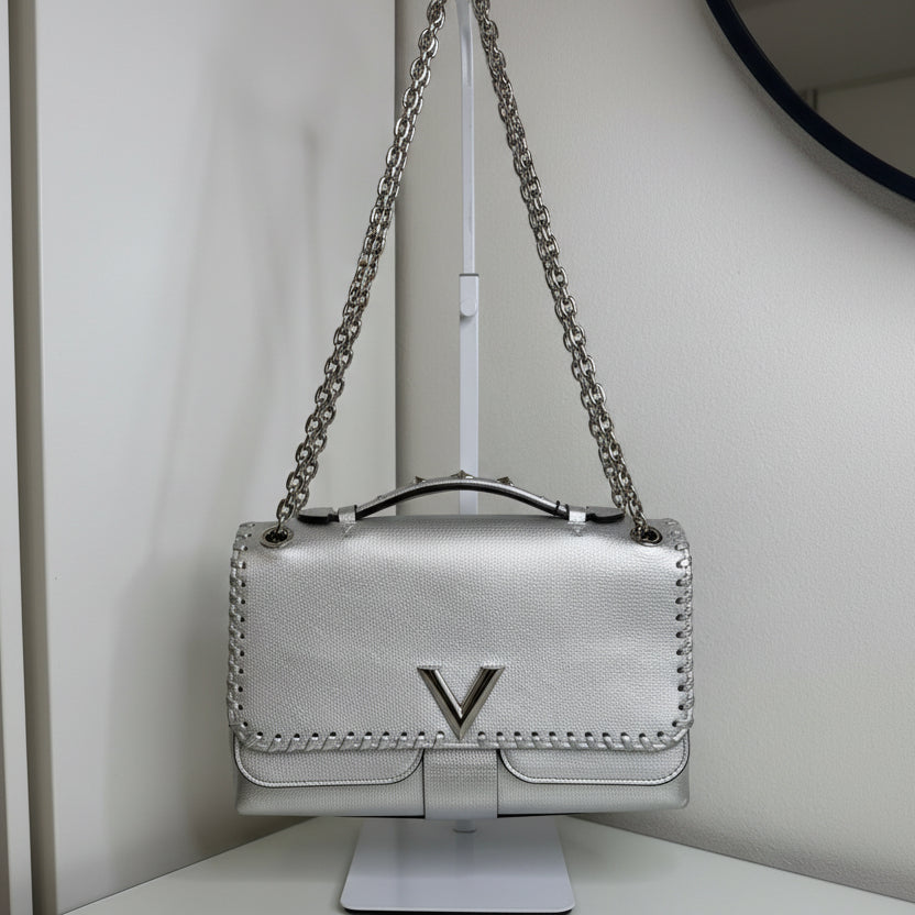Louis Vuitton Very Silver Leather