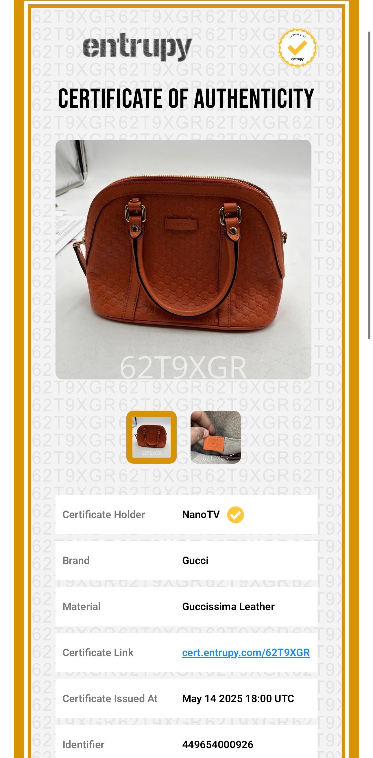 Gucci Microguccissima Mini Dome Bag