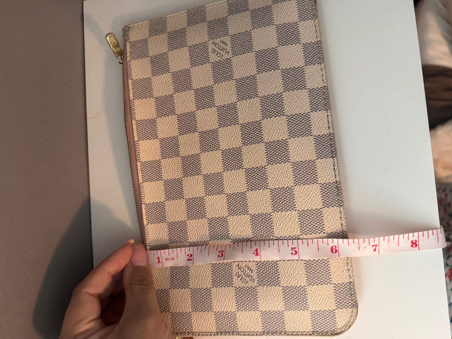 Louis Vuitton Damier Azur Canvas Neverfull Pochette