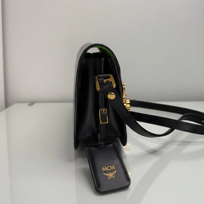 MCM Patrizia Two Tone Leather Tracy Crossbody