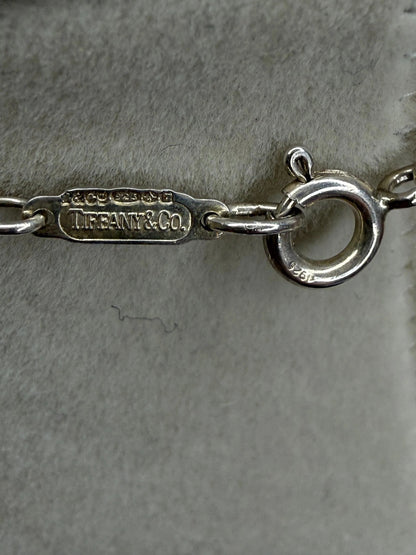 Tiffany Sterling Silver Bow Necklace
