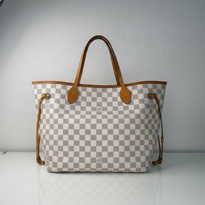Louis Vuitton Damier Azur MM Neverfull Tote