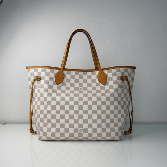 Louis Vuitton Damier Azur MM Neverfull Tote