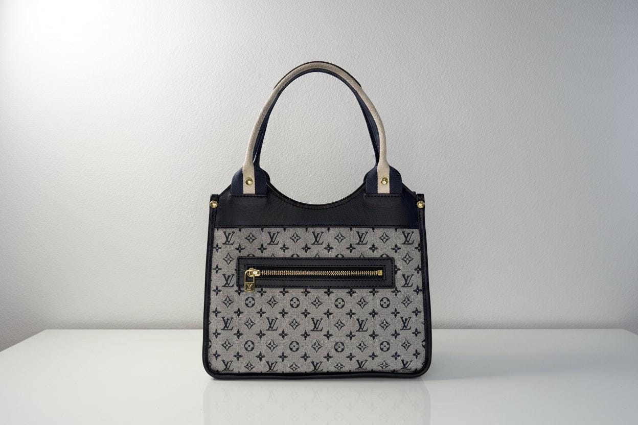 Louis Vuitton Vintage Monogram Mini Lin Sac Catherine -Blue