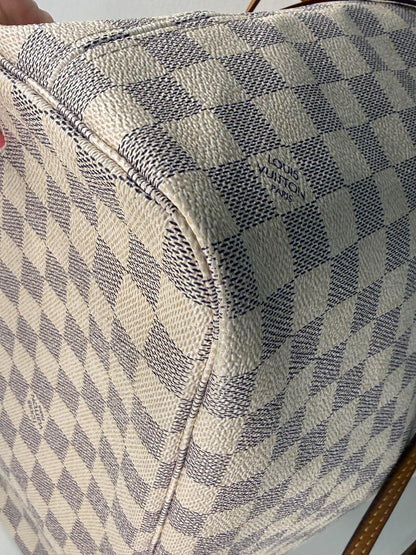 Louis Vuitton Damier Azur MM Neverfull Tote