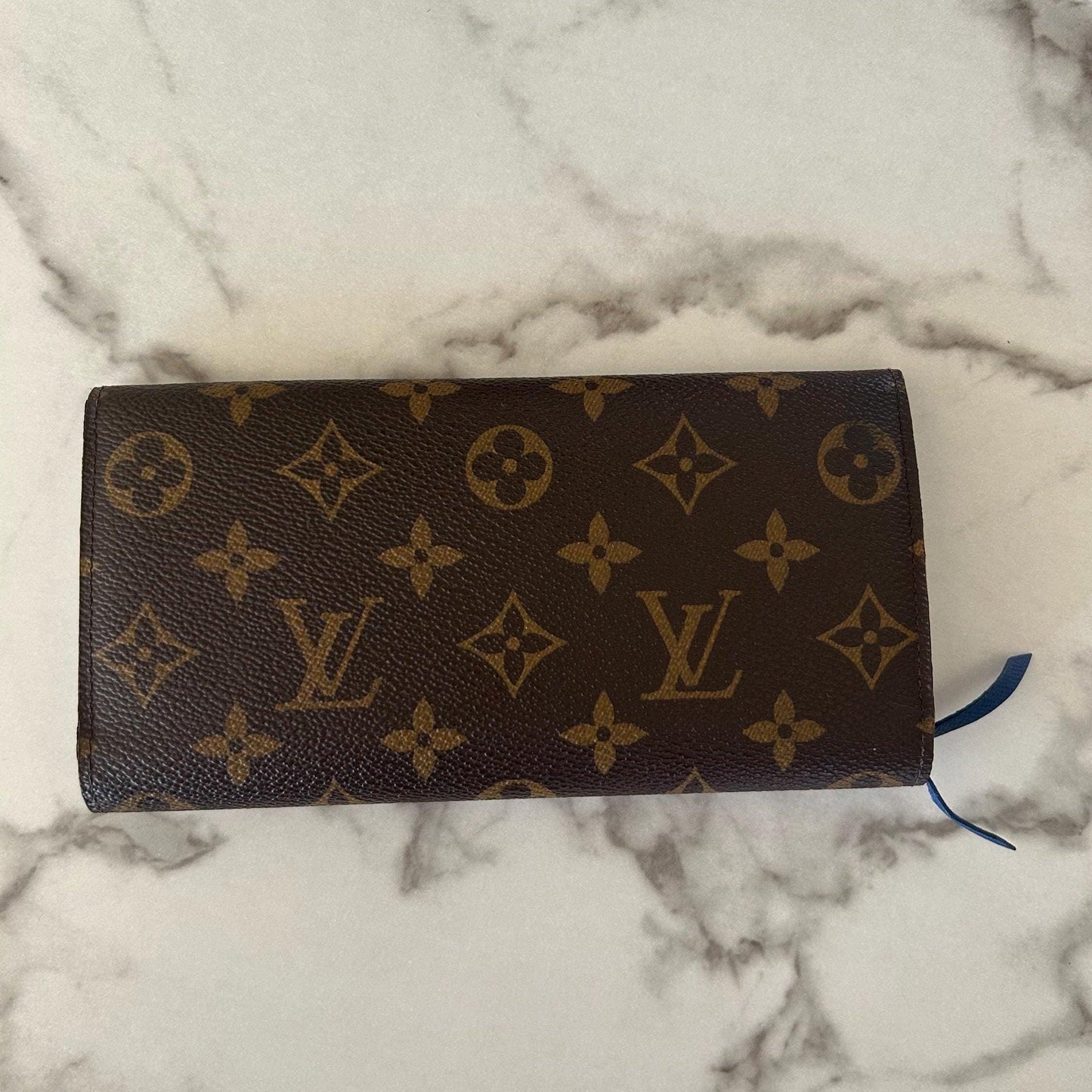 Louis Vuitton Emilie Monogram with Blue Interior Wallet