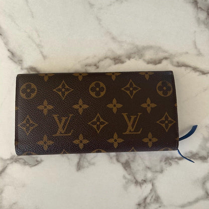 Louis Vuitton Emilie Monogram with Blue Interior Wallet