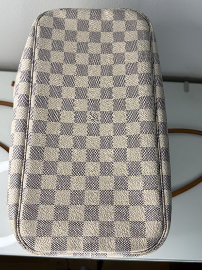 Louis Vuitton Damier Azur MM Neverfull Tote