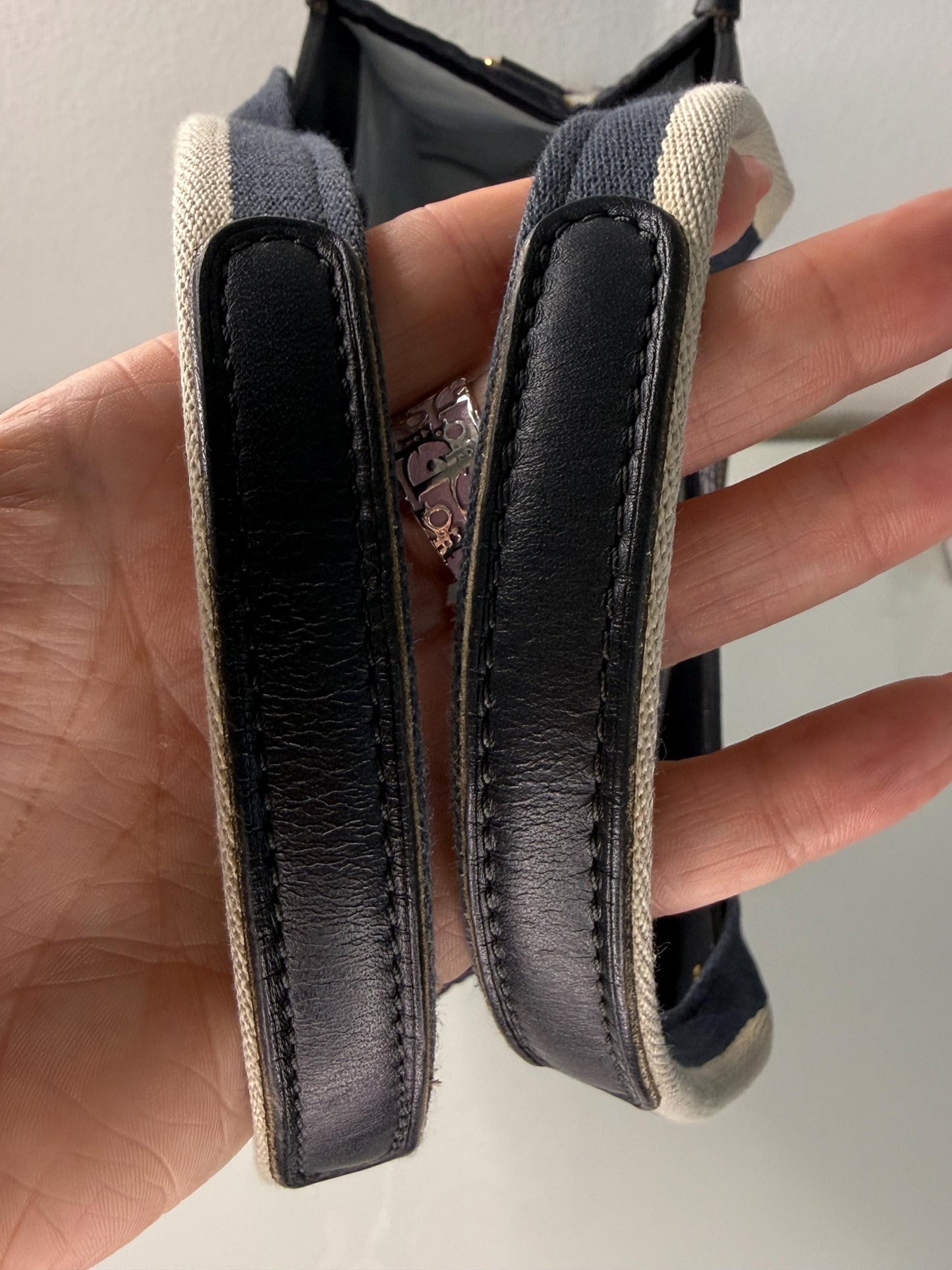 Louis Vuitton Vintage Monogram Mini Lin Sac Catherine -Blue