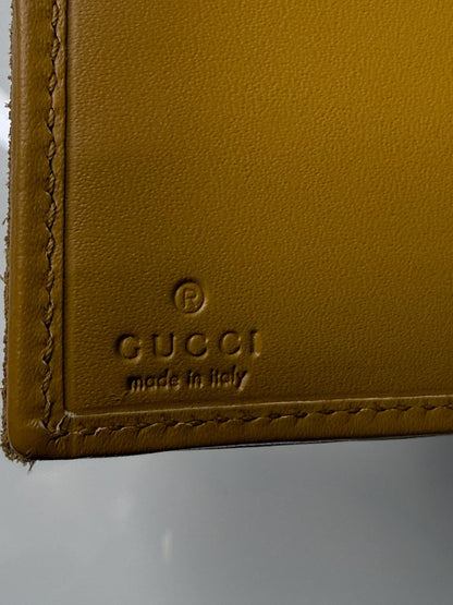 Gucci Jackie Bifold Beige Suede Wallet