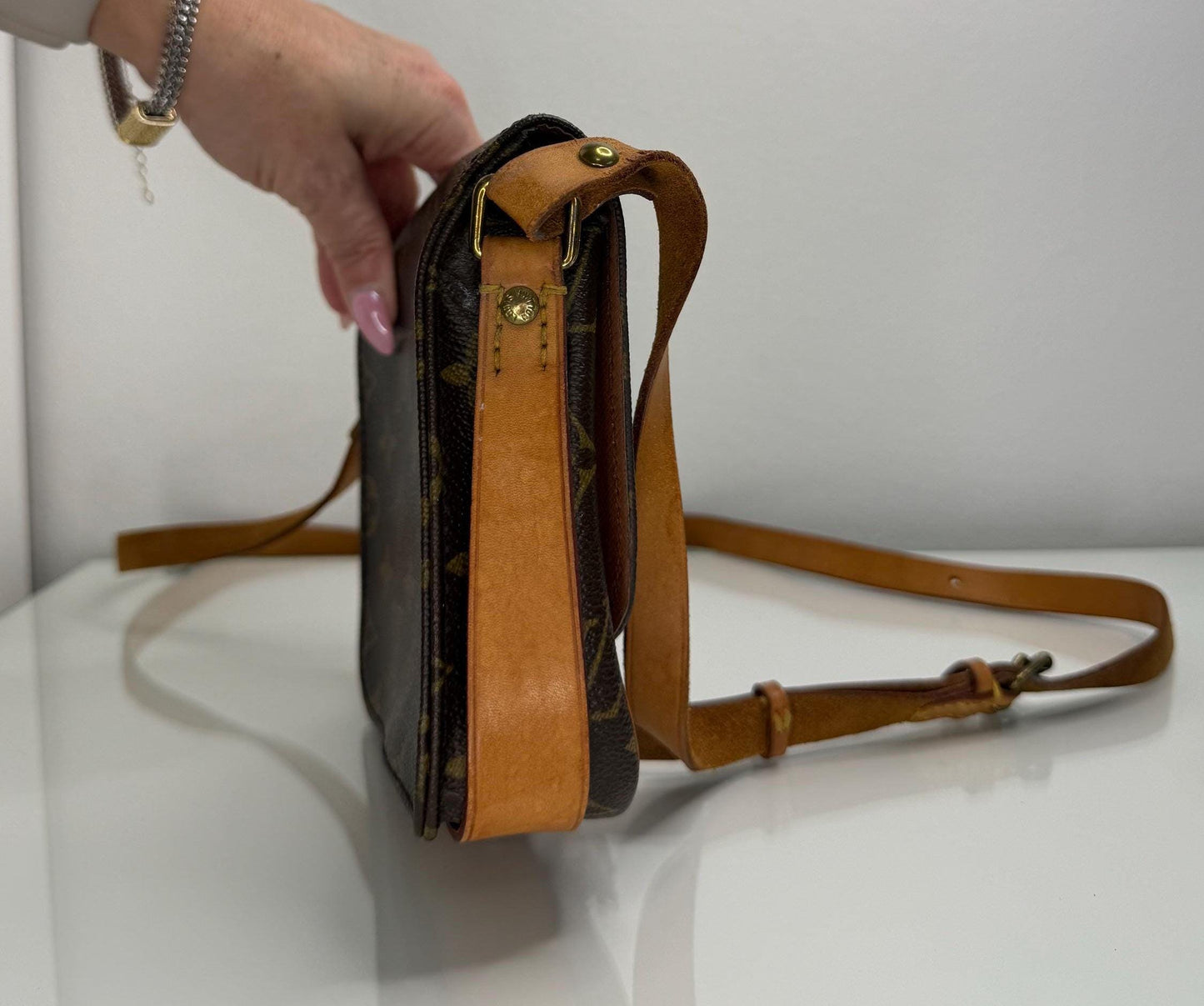 Louis Vuitton Vintage Monogram Cartouchire PM Crossbody