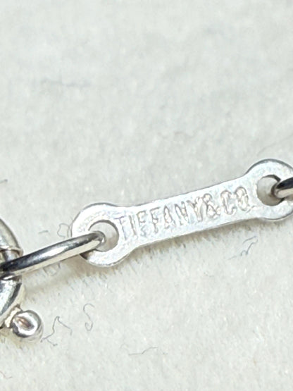 Tiffany Elsa Peretti Sterling Silver Apple Necklace